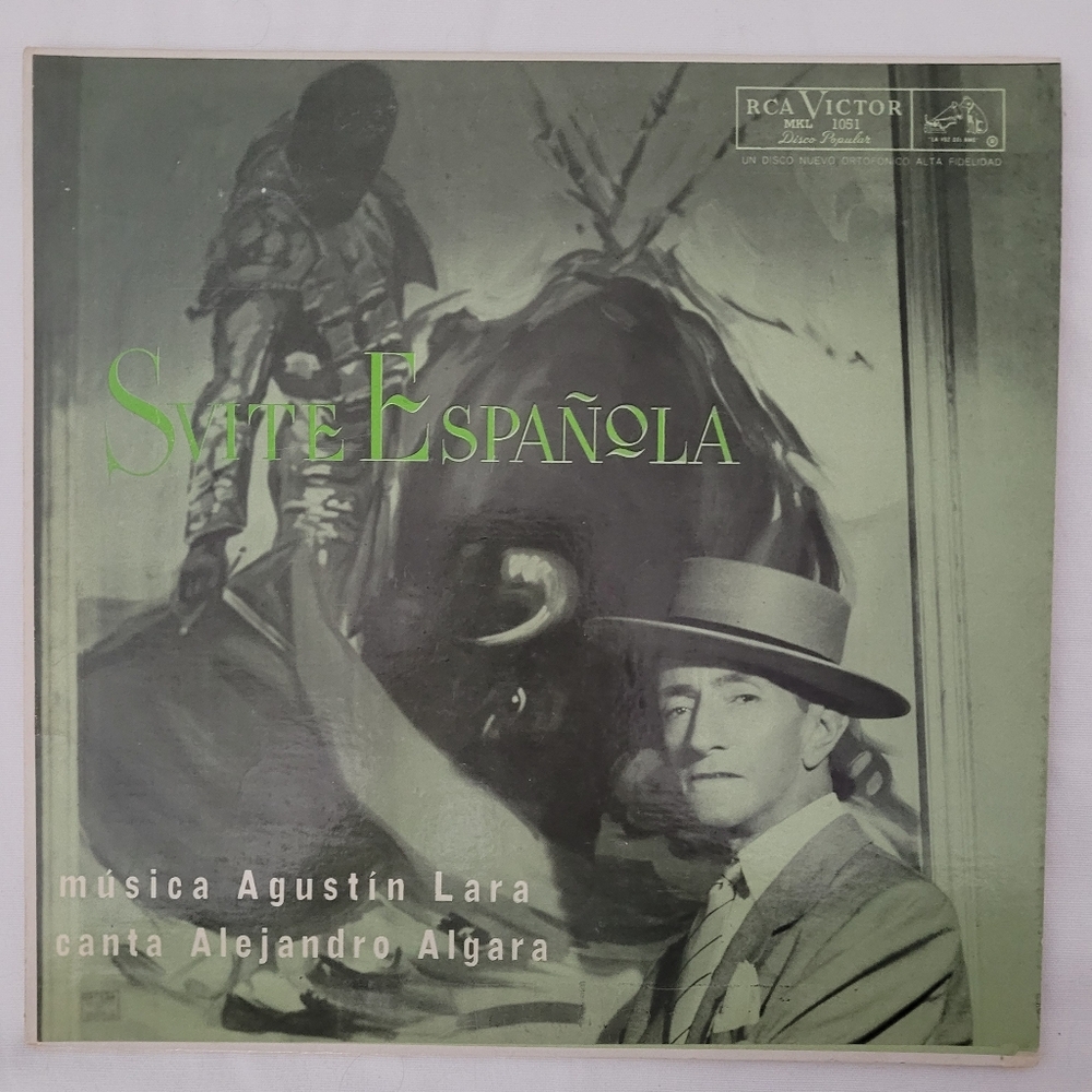 Augustin Lara: Suite Espanola Musica Augustin Lara Canta Alejandro Algara Vinyl
